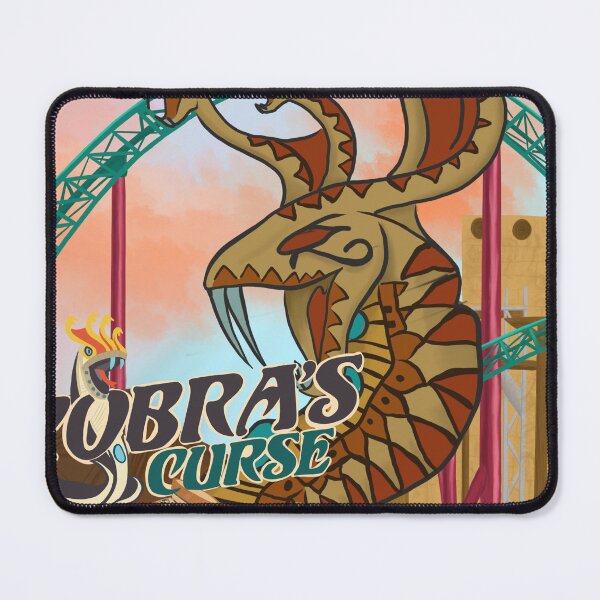 Item preview, Cobra’s Curse Coaster Oval designed and sold by KLTcreations.