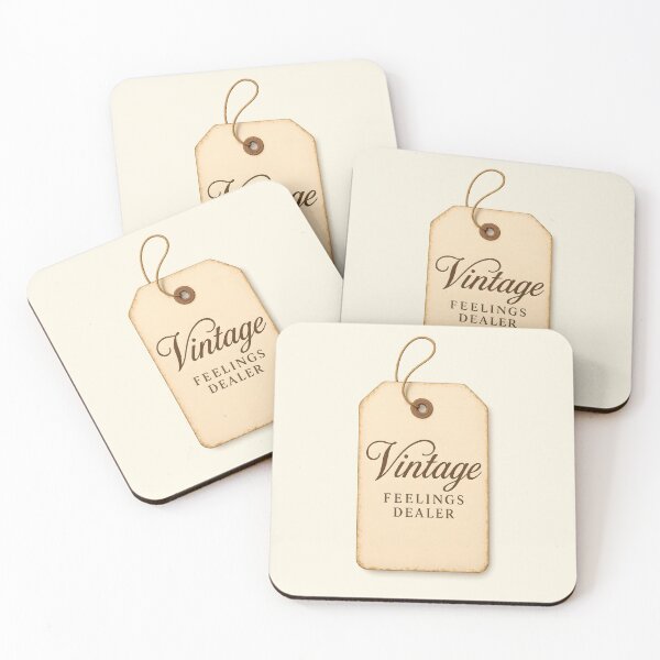 Item preview, Vintage Feelings Dealer – Retro Label Design designed and sold by Shoot-The-Moon.
