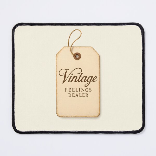 Item preview, Vintage Feelings Dealer – Retro Label Design designed and sold by Shoot-The-Moon.