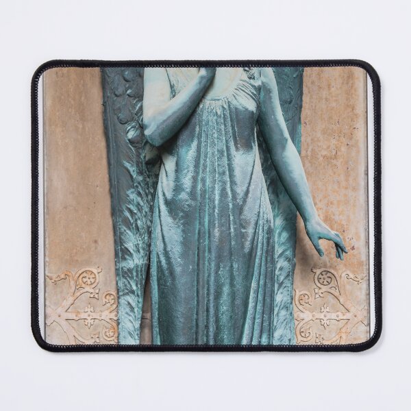 Item preview, Monument of old angel in Catholic cemetery. designed and sold by Paolo Modena Photography - Fine Italian Art.