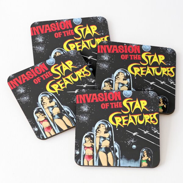 Item preview, Invasion of the Star Creatures Poster HD designed and sold by Retr0Tshirts.