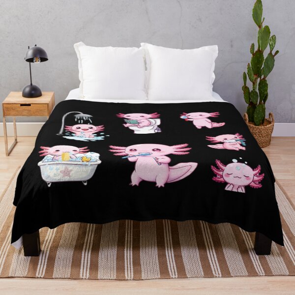 Item preview, Cute Axolotl Bathroom Fun Set designed and sold by Claustronautas.