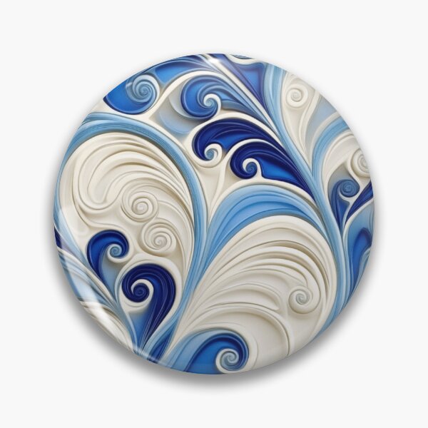 Item preview, New Zealand Māori Paua Pattern Koru Design 422 designed and sold by GrinGalore.