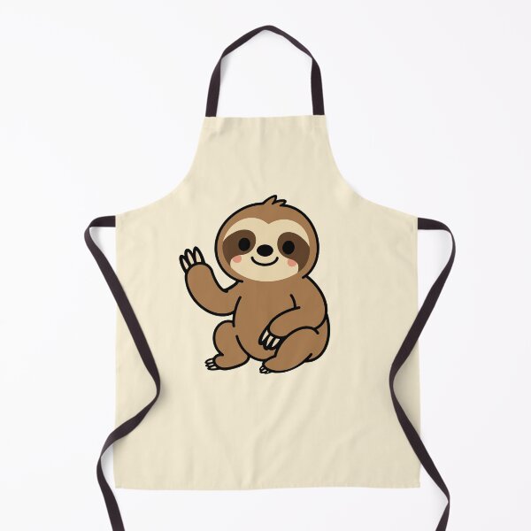 Item preview, Cute Waving Sloth designed and sold by WildlifeDoodle.