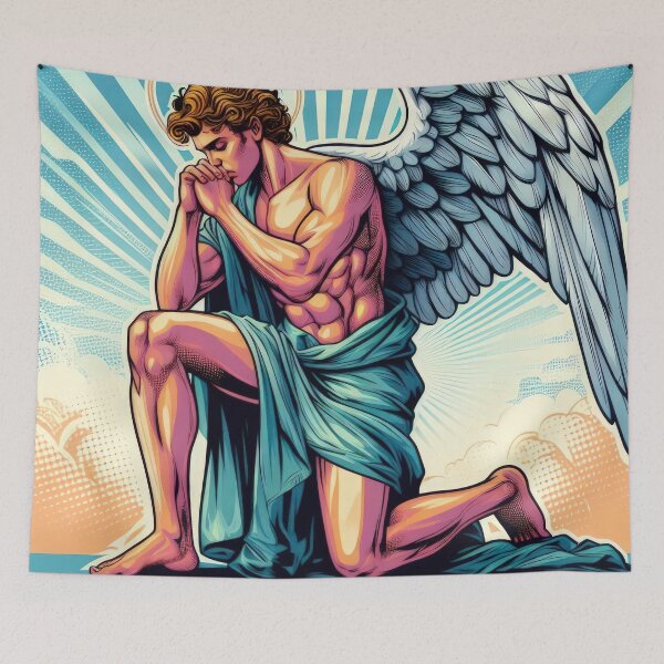 Item preview, Superhero angel prayer ,Angels,angel art,divine power,Superhero designed and sold by Expressions-Sel.