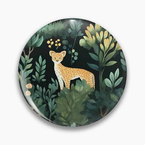 Artikelvorschau, Baby Cheetah in Amazon Forest  entworfen und verkauft von P&U Fabric.