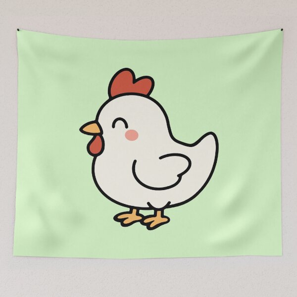 Item preview, Happy Cartoon Chicken designed and sold by WildlifeDoodle.