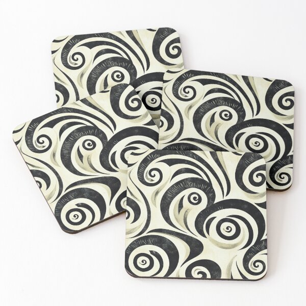 Item preview, New Zealand Māori Paua Pattern Koru Design 423 designed and sold by GrinGalore.