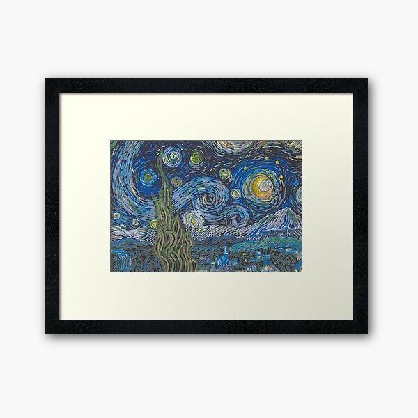 Item preview, La Nuit étoilée de Van Gogh designed and sold by PaintingPositives.