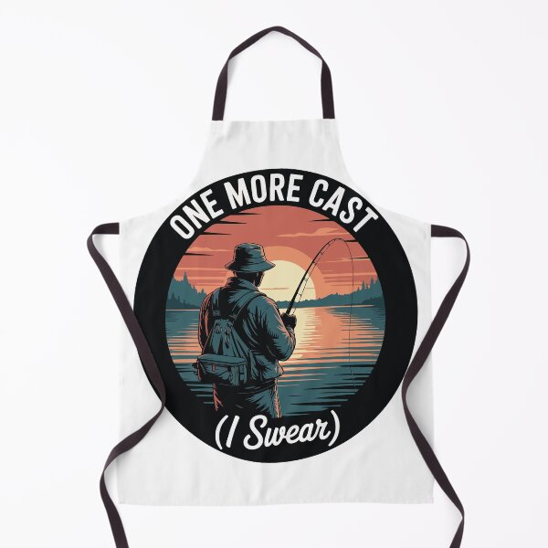 Item preview, One More Cast (I Swear) – Funny Fishing Sunset Design designed and sold by e-milka.