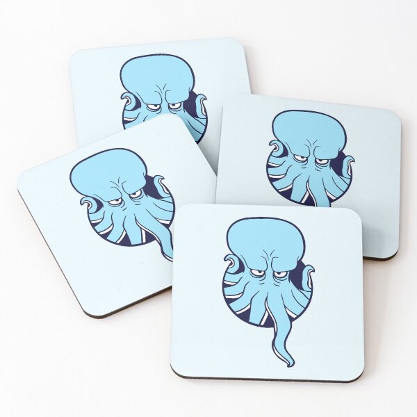 Item preview, Octopus Hole Tentacles annoyed evil eyes showing designed and sold by shirt-o-mat.