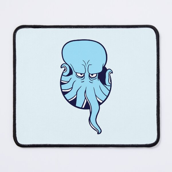 Item preview, Octopus Hole Tentacles annoyed evil eyes showing designed and sold by shirt-o-mat.