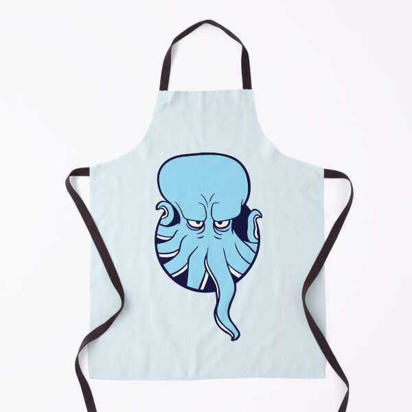 Item preview, Octopus Hole Tentacles annoyed evil eyes showing designed and sold by shirt-o-mat.