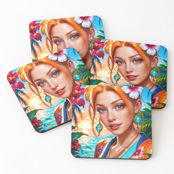 Item preview, Radiant beauty in a tropical paradise! ✨ designed and sold by Octagon20XX.