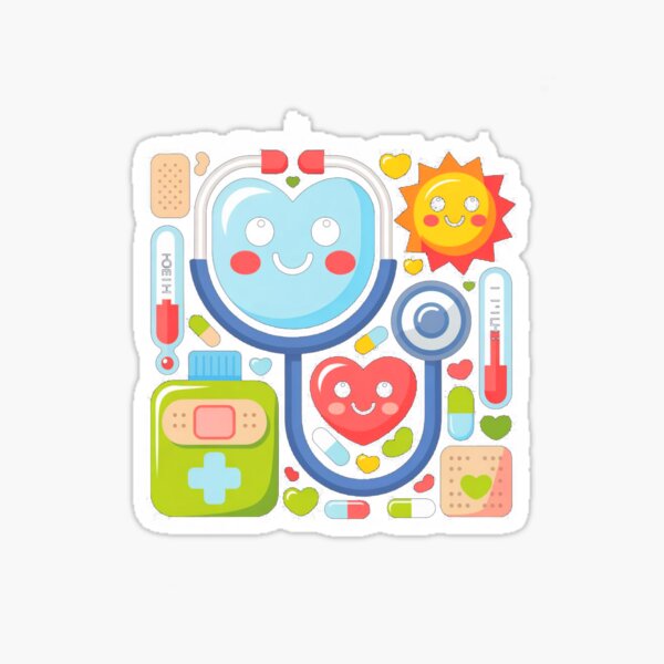 Item preview, Kids Medical equipment vector design || nursing equipment vertor design || body temperature blood pressure || heart rate || cancer patients || nurse caring designed and sold by Xccesslife.
