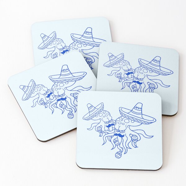 Item preview, 2 Octopus mexican culture hat music band team fun designed and sold by shirt-o-mat.