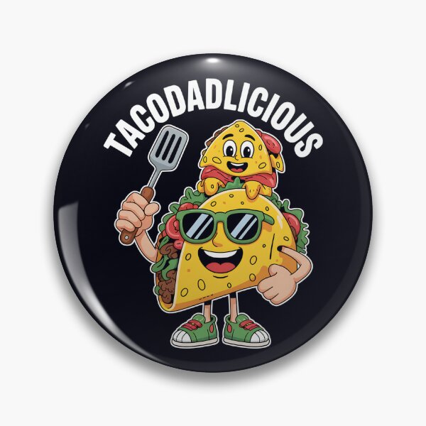 Item preview, Tacodadlicious Cool Taco Dad with Spatula Father's day  designed and sold by Taans-Creation.