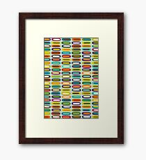 lozenge mint Framed Print