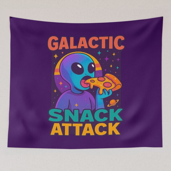 Item preview, Galactic Snack Attack designed and sold by Neonyx2020.