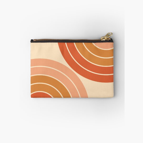 Item preview, Midcentury Modern Geometric Rainbow IB in Vintage Terracotta Gold designed and sold by nineFlorals.