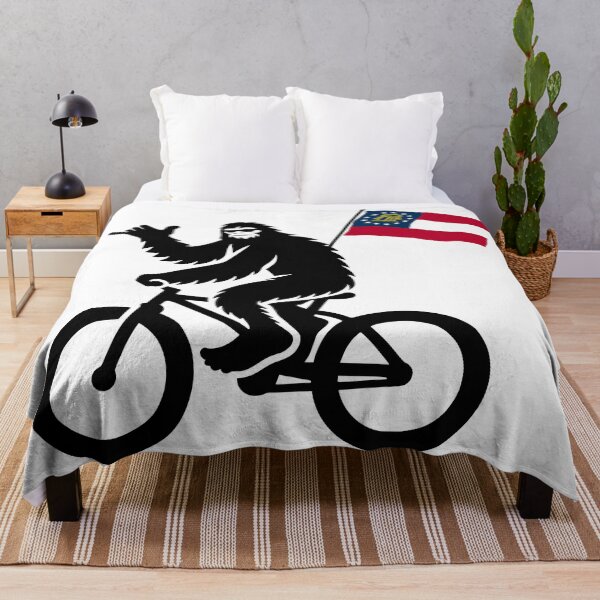Item preview, Bigfoot Cycling Georgia Flag designed and sold by Esskay Designs.