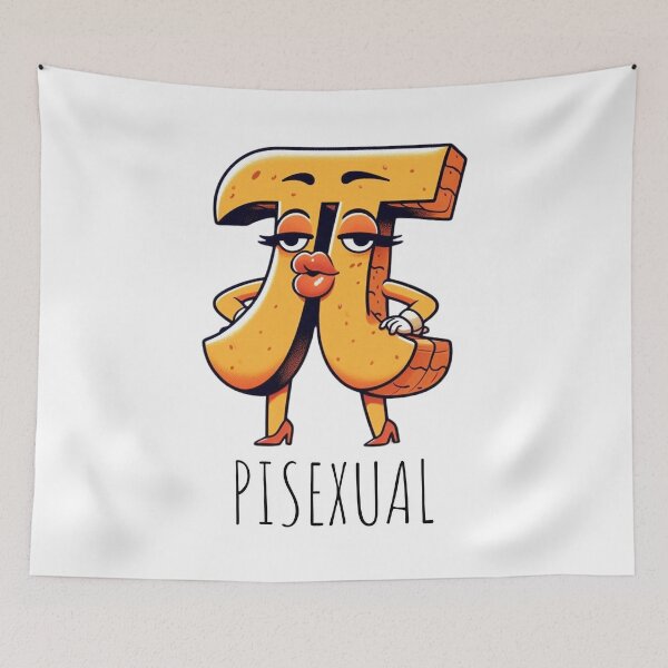 Item preview, Pisexual - Maths Humour Design designed and sold by DoingMaths.
