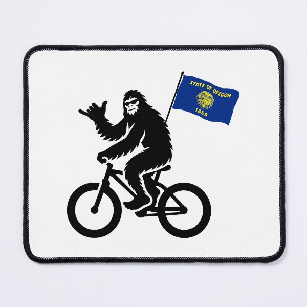 Item preview, Bigfoot Cycling Oregon Flag designed and sold by Esskay Designs.