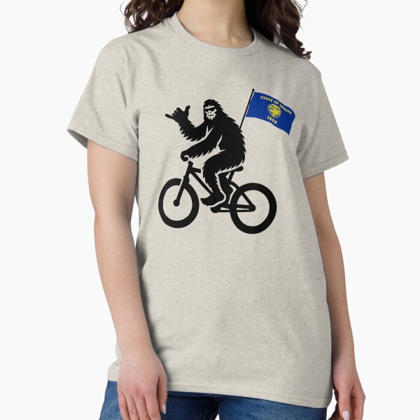 Item preview, Bigfoot Cycling Oregon Flag designed and sold by Esskay Designs.