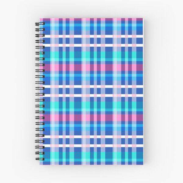 Item preview, Plaid Pink Blue White Stripes on Seamless Repeat designed and sold by Sharon Schwalbe.