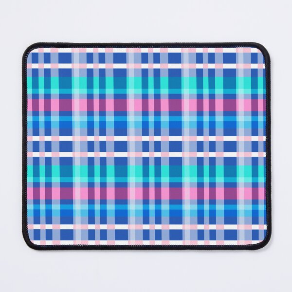 Item preview, Plaid Pink Blue White Stripes on Seamless Repeat designed and sold by Sharon Schwalbe.