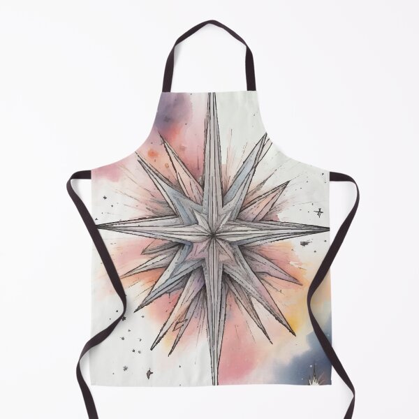 Item preview, Stellar Beacon: Guiding Light in Watercolor Skies designed and sold by AbstractAnom.
