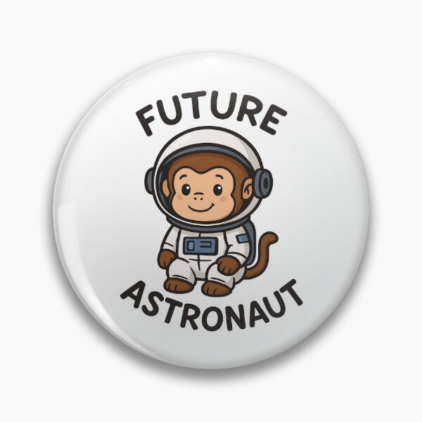 Item preview, Future Astronaut – Cute Space Monkey designed and sold by HandicraftArt.