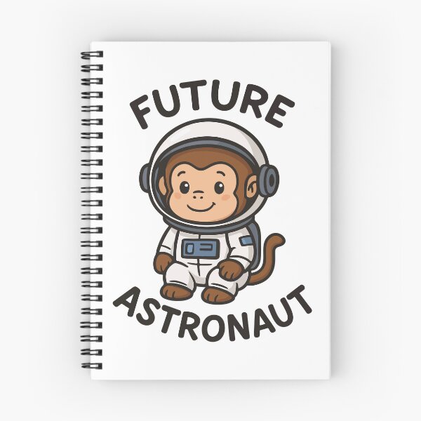 Item preview, Future Astronaut – Cute Space Monkey designed and sold by HandicraftArt.