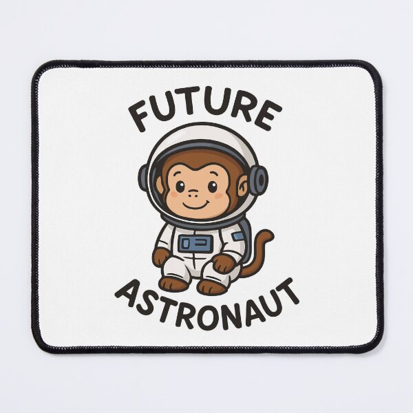 Item preview, Future Astronaut – Cute Space Monkey designed and sold by HandicraftArt.