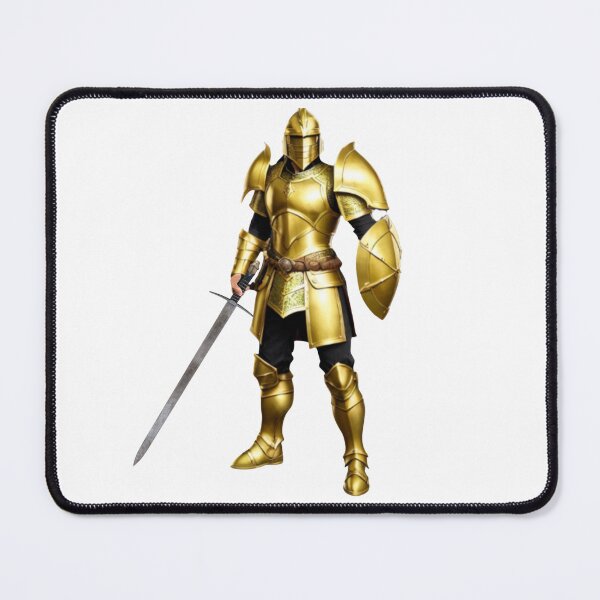 Item preview, Knight in golden armor designed and sold by RAA-Logo-Image.