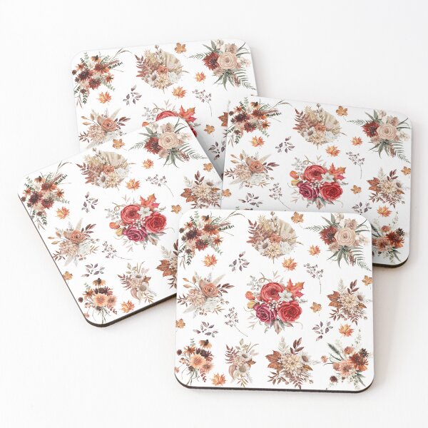 Item preview, elegant watercolor fall autumn floral pattern  designed and sold by mariana83.