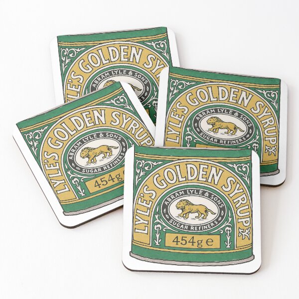 Item preview, Vintage Lyle’s Golden Syrup Tin Illustration – Classic British Pantry Art designed and sold by weirdfishes123.