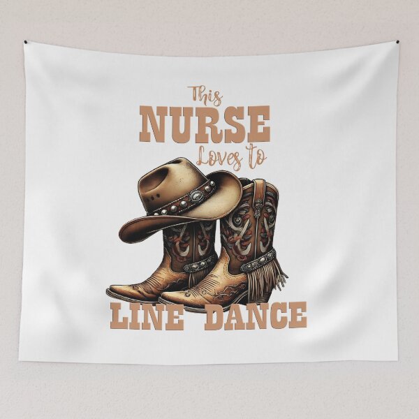 Item preview, This Nurse Loves To Line Dance designed and sold by MimsTees.