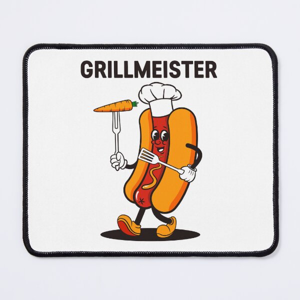 Item preview, Grillmeister Hot Dog Mascot designed and sold by PILANTROP.