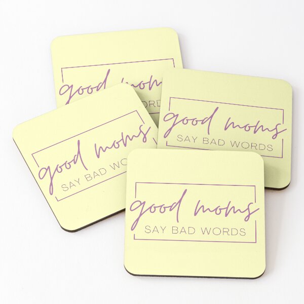 Item preview, Good Moms Say Bad Words - PURPLE designed and sold by MayRahTee.