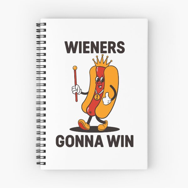Item preview, Wieners Gonna Win Hot Dog Mascot designed and sold by PILANTROP.