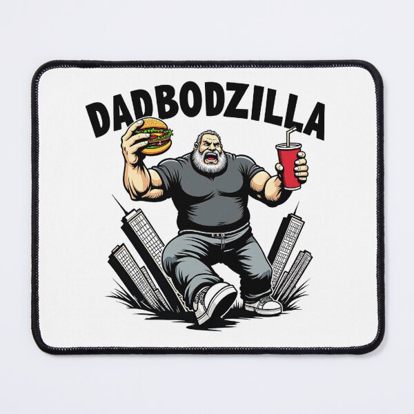 Item preview, Epic Bearded Dad Father's Day Devouring Burger Like a Legend designed and sold by Taans-Creation.