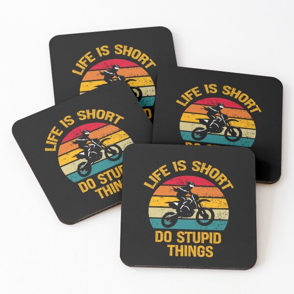 Item preview, Life Is Short Do Stupid Things Motocross designed and sold by vaxiek.