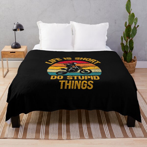 Item preview, Life Is Short Do Stupid Things Motocross designed and sold by vaxiek.