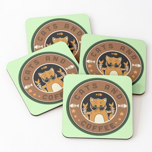 Item preview, Cats and Coffee designed and sold by MayRahTee.
