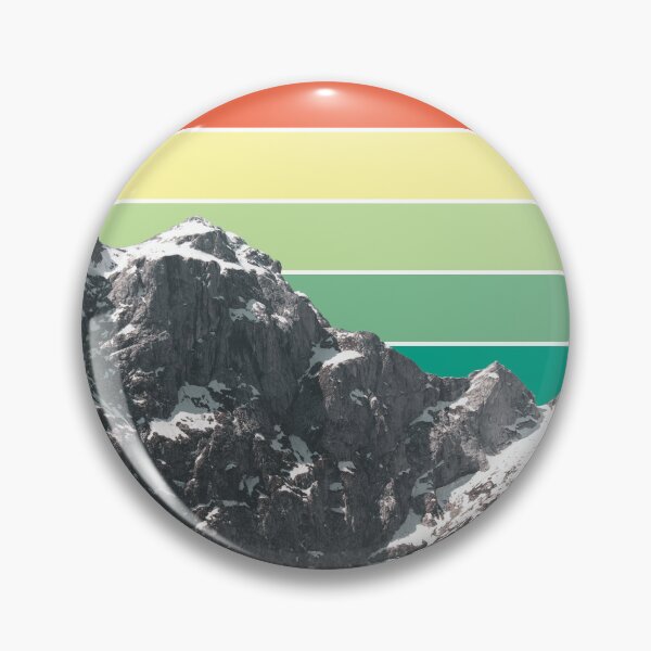 Item preview, Alpine Mountain Peak Retro Sunset designed and sold by Gezzoto's Brewery.
