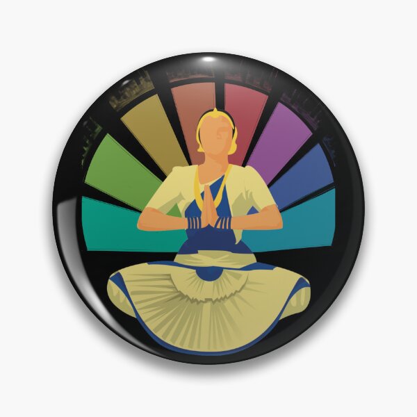 Item preview, Bharatanatyam dance , meditation pose designed and sold by isis-of-kemet.