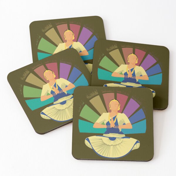 Item preview, Bharatanatyam dance , meditation pose designed and sold by isis-of-kemet.