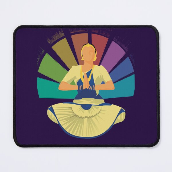 Item preview, Bharatanatyam dance , meditation pose designed and sold by isis-of-kemet.