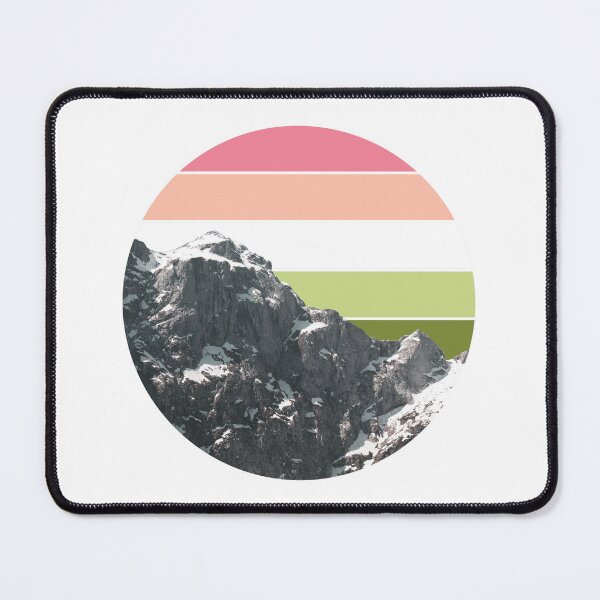 Item preview, Alpine Mountain Peak Retro Sunset designed and sold by Gezzoto's Brewery.